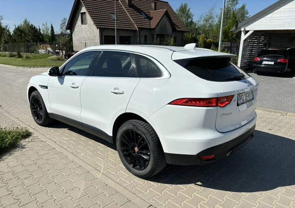 Jaguar F-Pace cena 122000 przebieg: 154000, rok produkcji 2018 z Łaszczów małe 29